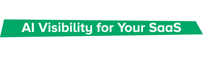 How We Build AI Visibility for Your SaaS