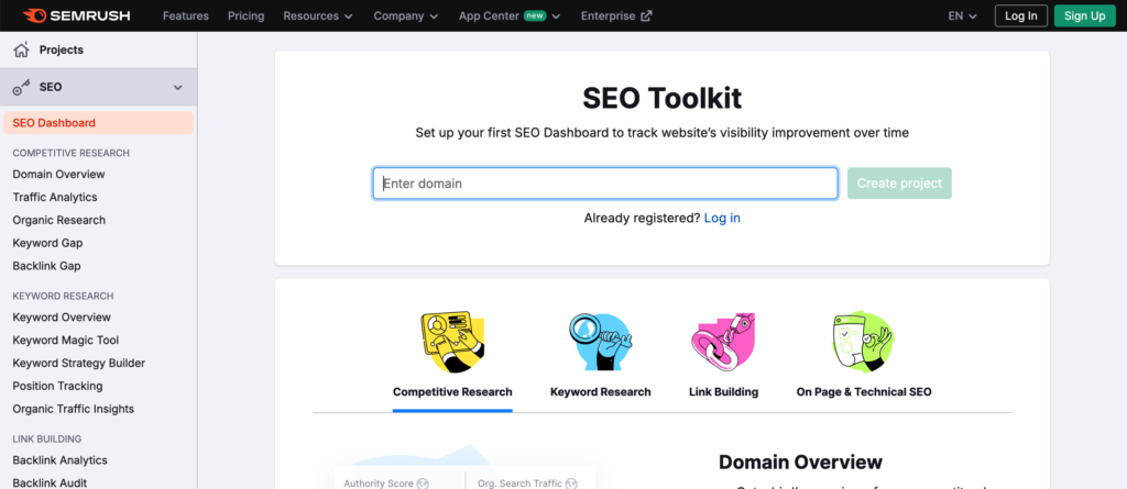 semrush seo tool