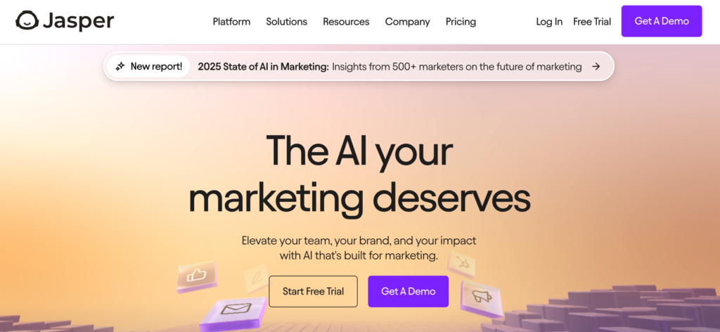jasper ai tool dashboard