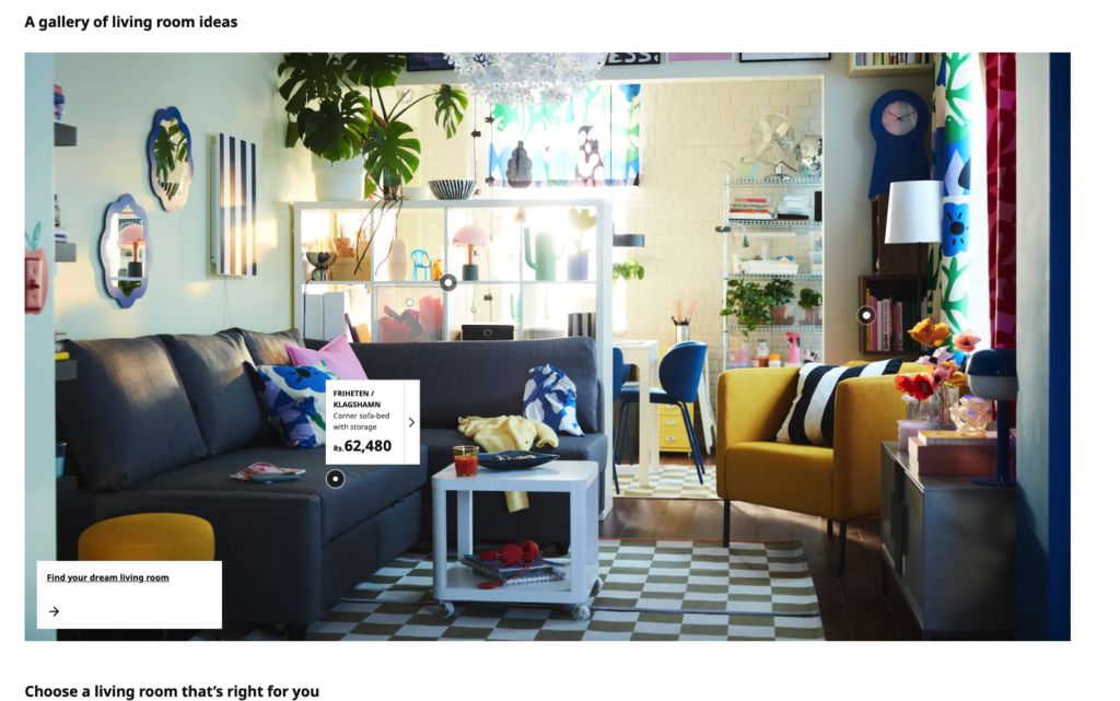 ecommerce category page image