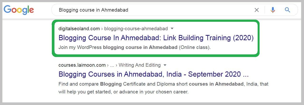 Blogging course in Ahmedabad