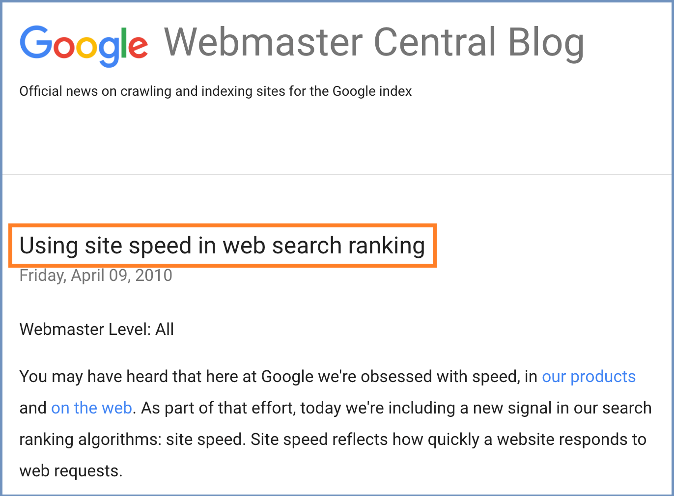 sites-loading-speed-is-ranking-factor
