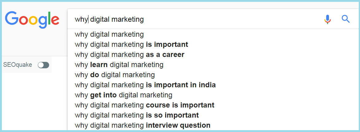 Why Digital Marketing a blog topic