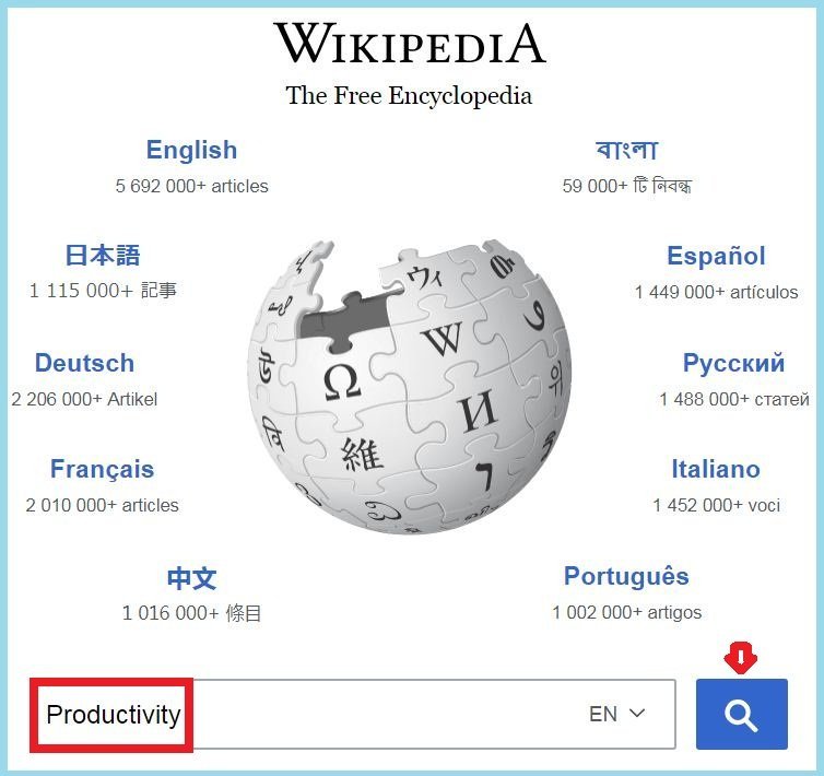 Wikipedia keyword