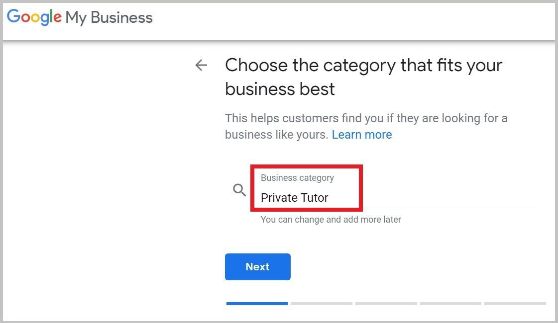 business category